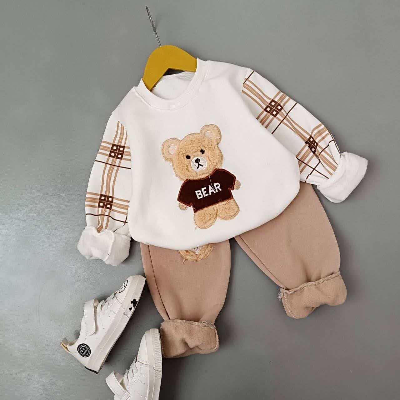 ست اسپرت تدی گلدوزی شده