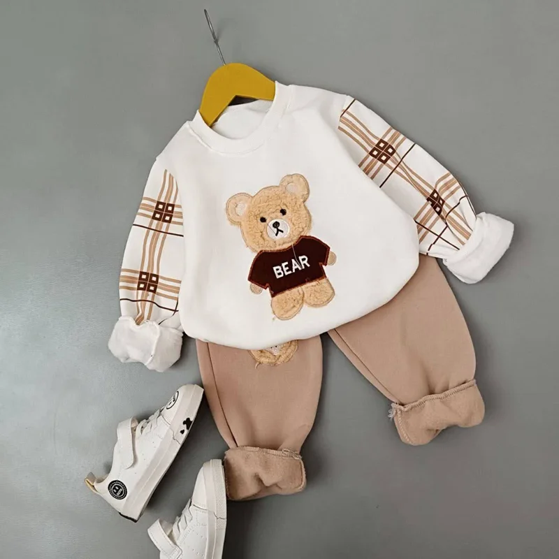 ست اسپرت تدی گلدوزی شده(دارای زدگی)